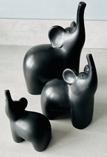Black ceramic elephant for sale  AYR