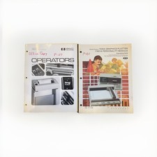Lote 2 Impressora HP Manuals HP 2631B Antiga, Plotter Gráfica 7225A 17601A comprar usado  Enviando para Brazil