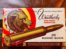 Vintage weatherby .270 for sale  Derry