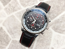 Citizen chronograph red for sale  LONDON