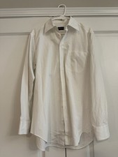 Camisa social masculina de algodão maciço Giorgio Armani tamanho 39 15,5 EUA  comprar usado  Enviando para Brazil