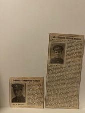 Two ww1 newspaper for sale  UTTOXETER