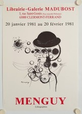 Affiche menguy 1981 d'occasion Affiche menguy 1981 d'occasion  La Courtine