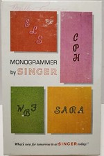 Vintage singer monogrammer for sale  Menifee