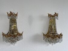 Vergoldete kristall wandlampe gebraucht kaufen  Dietzenbach