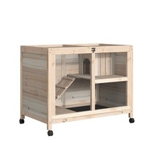 Pawhut rabbit hutch for sale  GREENFORD