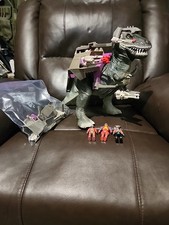 Tyco Dino-Riders Tyrannosaurus Rex, Série 1, Motor de trabalho, 3 figuras, T-Rex comprar usado  Enviando para Brazil