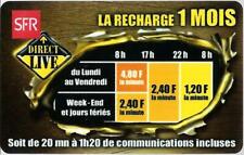 Télécarte prépayée sfr d'occasion  Laval