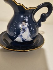 Vintage Belina/Japão/Mini Porcela 9cm Jarro Pires Prato/Pierrot Love comprar usado  Enviando para Brazil