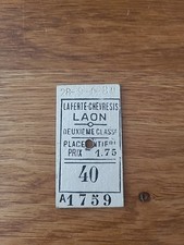 Ticket train ancien d'occasion  Châteauroux