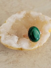 Bague malachite pierre d'occasion  Limoges-