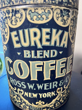 Coffee tin eureka for sale  Baltimore