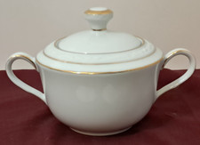 Usado, NORITAKE LOCKLEIGH WHITE SCAPES TIGELA DE AÇÚCAR DE PORCELANA E TAMPA NOVA comprar usado  Enviando para Brazil