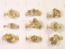 Usado, **** 9,,,RINGS TIGER EYE DESIGNER SEMI-PRECIOUIS GEMSTONE ATACADO LOTE T1 último comprar usado  Enviando para Brazil