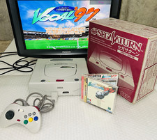 Sega Saturn HST-0014 Testado na Caixa NTSC-J Branco V Goal '97 Correspondência Limpa comprar usado  Enviando para Brazil