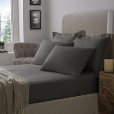 Charcoal double bedding for sale  BRADFORD