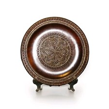 Wooden carved plate for sale  Denver