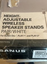 Pair. white sanus for sale  Palm Harbor