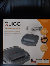 Quigg sandwichmaker 750 gebraucht kaufen  Risum-Lindholm