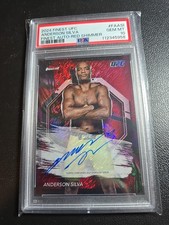 2024 Topps Finest UFC Anderson Silva melhor autógrafo RED SHIMMER autografado PSA 10 comprar usado 2024 Topps Finest UFC Anderson Silva melhor autógrafo RED SHIMMER autografado PSA 10 comprar usado  Enviando para Brazil