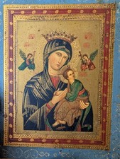 Icône religieuse ancienne d'occasion  Valras-Plage
