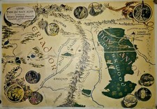 J.R.R. Tolkien, Bilbo's Journey, 1971 Art by Pauline Baynes VG+, usado comprar usado  Enviando para Brazil