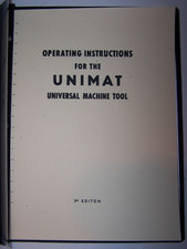 Unimat operators instructions for sale  Penfield