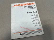 Jacobsen crew king for sale  Burlington