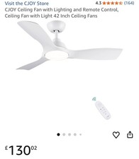 Cjoy ceiling fan for sale Cjoy ceiling fan for sale  BURNLEY