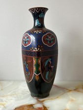 Vaso cloisonne japonês antigo do século 19 com pássaro e dragão 12” de altura comprar usado  Enviando para Brazil