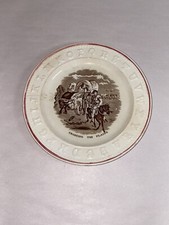 Placa infantil Staffordshire alfabeto cruzando as planícies faroeste comprar usado  Enviando para Brazil