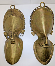 Masques laiton représentant d'occasion  Latour-de-France