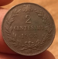 Moneta centesimi 1903 usato  Olbia