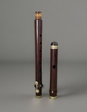 Instrumento antigo vintage de flauta de pau-rosa Köhler & Son London raro anos 1800 comprar usado  Enviando para Brazil