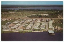 Usado, Cartão postal Board's Mobile Home Park Winter Haven FL vintage vista aérea Flórida comprar usado  Enviando para Brazil