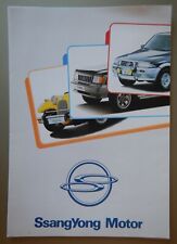Ssangyong range orig for sale  UK