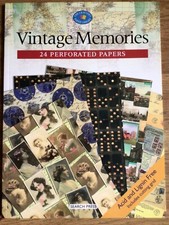 Vintage Memories Crafter's Paper Library 24 Perforated Sheets W/ cutting Grid comprar usado Vintage Memories Crafter's Paper Library 24 Perforated Sheets W/ cutting Grid comprar usado  Enviando para Brazil