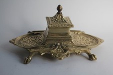 Antique bronze inkwell d'occasion  Expédié en Belgium
