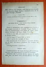 Guastalla regio decreto usato  Italia