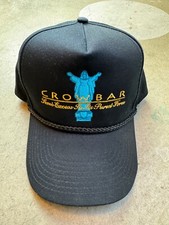 Chapéu caminhoneiro corda preta CROWBAR "Sonic Excess in Its Pure Form" Goth Brooks comprar usado  Enviando para Brazil