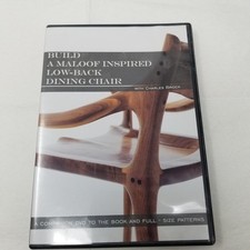 Build A Maloof Inspired Low-Back Dining Chair with Charles Brock DVD comprar usado  Enviando para Brazil