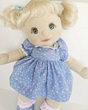 Vestido floral vintage Mattel My Child cabelo loiro olhos verdes sapatos azuis comprar usado  Enviando para Brazil