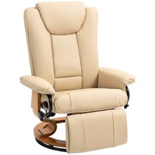 Homcom leather reclining for sale  GREENFORD