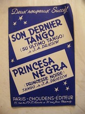 " Partition Son Latest Tango Driesch Princesa Negra ", używany na sprzedaż  Wysyłka do Poland