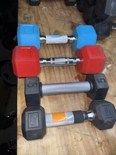 Rubber hex dumbbells for sale  Blue Springs