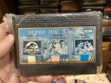 Jogo Famicom NES F651 Super HIK 3 em 1 Island IV, Jurassic Park, basquete NBA comprar usado  Enviando para Brazil
