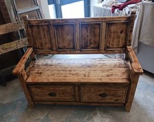 Stripped antique settle for sale  LEAMINGTON SPA