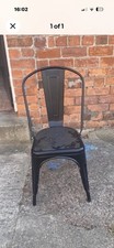 Black metal chairs for sale  BIRKENHEAD