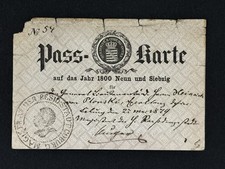 Pass karte herzogtum gebraucht kaufen  Berlin