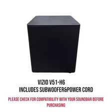 Sistema de Home Theater Vizio V51-H6 Fabricante de Equipamento Original ##SUBWOOFER E CABO DE ALIMENTAÇÃO ##, usado comprar usado  Enviando para Brazil
